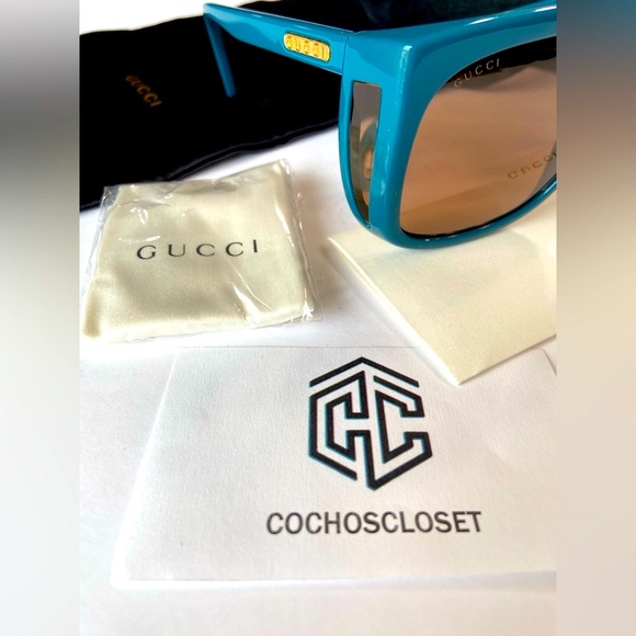 GUCCI OVERSIZED SUNGLASSES GG0467S GG0467 Women Unisex Female Men Gucci 0467s - Picture 6 of 13